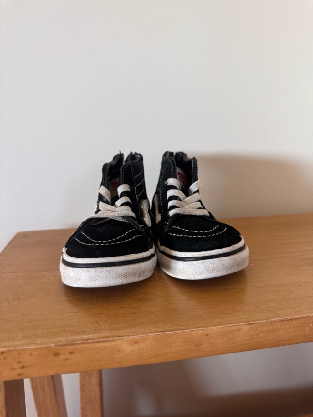 Vans Kids Black & White High-Top Sneakers